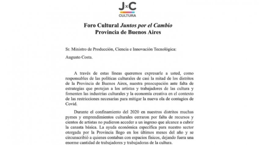 Alejo Alguacil: "No alcanza solo con el Catalogo Cultural que planteó la provincia"